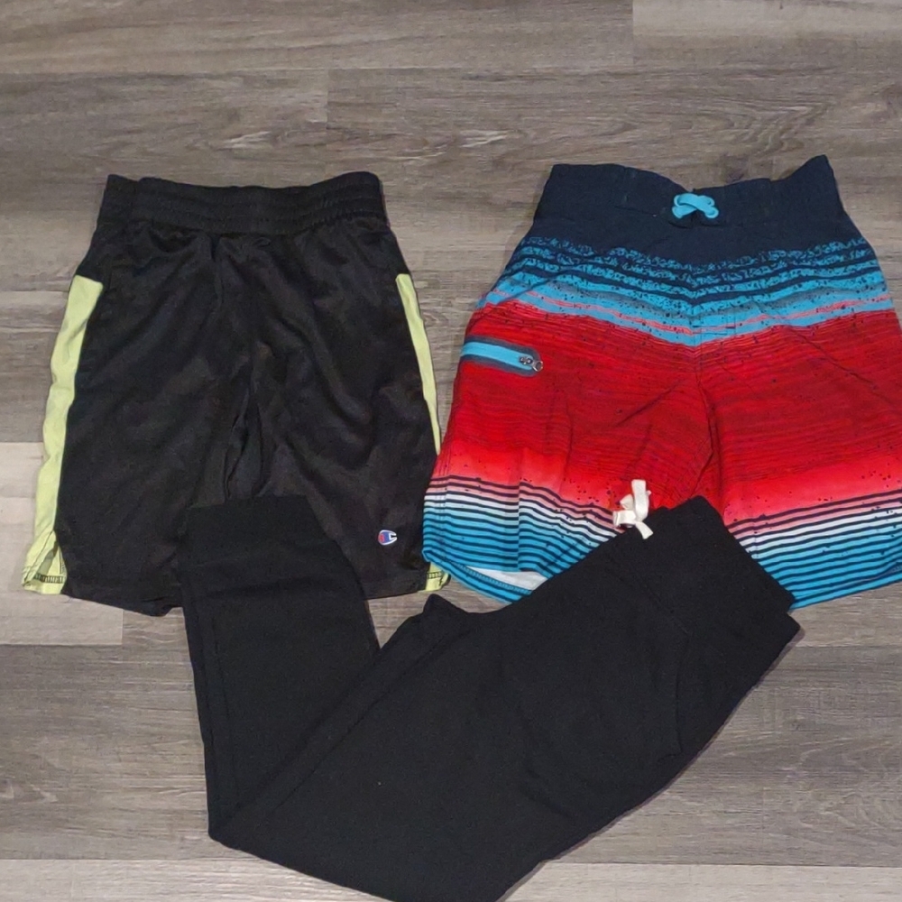 💐Champion Kids Black and Red Shorts Set💐